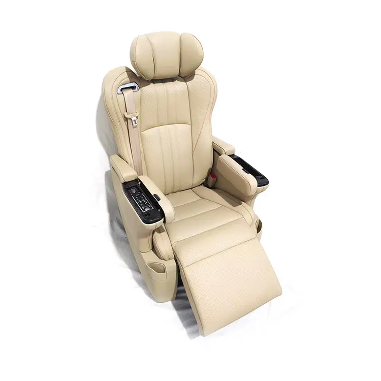 A Melhor Fábrica Hot Sales Vip Seat com Controle de Tela Sensível Ao Toque para Vito Vclass Alphard Vellfire Couro Logotipo Personalizado Vans Assento