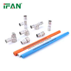 IFAN Vente en gros Raccords à sertir en laiton pour tuyaux multicouches PEX AL PEX : Coude, Té, Manchon - Product Image 2