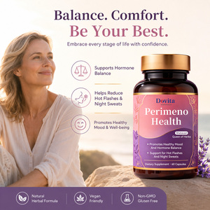 Cápsulas de Apoyo para la Menopausia de Marca Privada OEM, Fórmula Herbal Natural para Mujeres, 500mg, Sin OMG, Venta al por Mayor, Suplemento B2B - Product Image 3