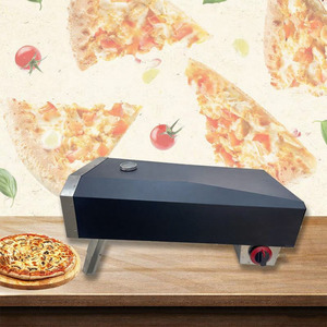 Precio al por mayor Horno de gas de una sola cubierta Tostadoras de acero inoxidable Hornos de pizza para restaurantes - Product Image 5
