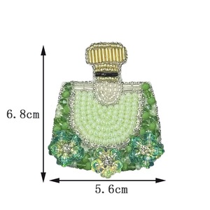 Chất lượng cao tùy chỉnh <span class=keywords><strong>handmade</strong></span> Rhinestone hạt thiết kế các bản vá lỗi sắt trên các bản vá lỗi cho quần áo và mũ - Product Image 6