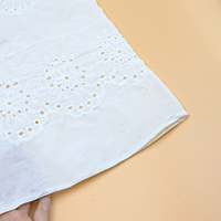Dentelle en coton soluble dans l'eau personnalisée, accessoires textiles pour enfants, broderie informatique à code-barres, dentelle creuse