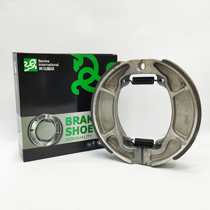 Juego de Zapatas de Freno de Alta Calidad para Motocicletas CG125, FAN125, ECO150, <span class=keywords><strong>BIGBOY</strong></span> 150, Repuestos - Product Image 1