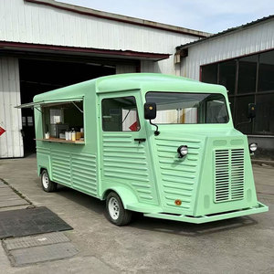 Camion de cuisine mobile vintage avec machine à crème glacée, machine à granita et plaque à glace frite – Solution commerciale - Product Image 2