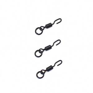 <span class=keywords><strong>Spinner</strong></span> pivotant pour Ronnie <span class=keywords><strong>Rig</strong></span> accessoires de pêche à la carpe pour carpe <span class=keywords><strong>Rig</strong></span> crochet émerillons roulants attirail changement rapide - Product Image 2