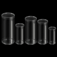 Emballage alimentaire pour animaux de compagnie personnalisable, conteneur à fruits, petite boîte cylindrique en plastique transparent, emballage pour bleuets