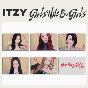 Kpop 5 pz/set ITZY 2025 ragazze Single saranno ragazze con carta speciale HD foto Yeji Lia Ryujin Chaeryeong Yuna i fan sostengono i regali - Product Image 5