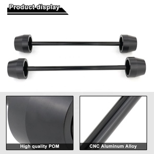 Waximoto เหมาะสำหรับ <span class=keywords><strong>Triumph</strong></span> Tiger <span class=keywords><strong>800</strong></span> <span class=keywords><strong>XC</strong></span> 2011-2018หลังการขายรถจักรยานยนต์ป้องกันล้อเลื่อนล้อหน้า - Product Image 5