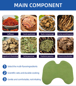 Produk perawatan kesehatan desain baru populer bahan Herbal Wormwood Patch nyeri sendi lutut - Product Image 4