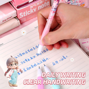 Stylos de gel effaçables de dessin animé créatif 0.5mm <span class=keywords><strong>stylo</strong></span> rouleau fonction d'essuyage beaux étudiants de conception d'anime - Product Image 3