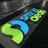 Fabricante personalizado impermeable Led iluminado al aire libre luz 3D letras de canal Sings Store Front Signs para Smoke shop sign