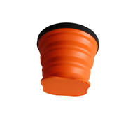 Mug en silicone pliable ultraléger, tasse portable pour le camping, la course à pied, les pique-niques et les voyages