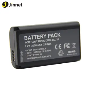 用于 Pana S1 S1R S1H 的 Jinnet DMW-BLJ31 DMW BLJ31 相机电池