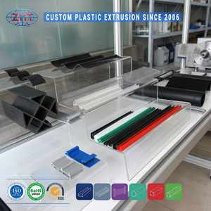 Bordure en <span class=keywords><strong>PVC</strong></span> robuste OEM en forme de L, revêtement de gouttière résistant à l'abrasion en plastique <span class=keywords><strong>PVC</strong></span> pour panneau de contrôle de foule - Product Image 3