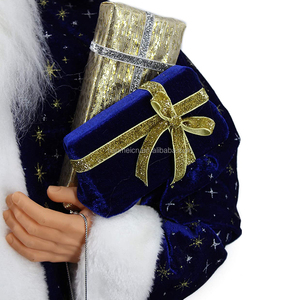 16 بوصة عيد الميلاد الوقوف سانتا كلوز منتج جديد الثلج الحلي الزينة شجرة التماثيل هدية البند عطلة التقليدية - Product Image 5