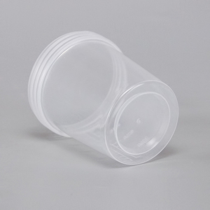 पारदर्शी 30 मिलीलीटर प्लास्टिक डबल स्केल लाइन मापने वाली कप एकल दीवार लैब बीकर रसोई प्रयोगशाला के उपयोग के लिए दवा कप के साथ - Product Image 5