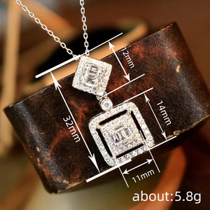 Collana Geometrica per Donne, Design Semplice, Accessorio da Collo per Uso Quotidiano - Product Image 4