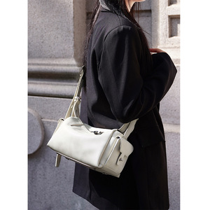 2026 Women's Genuine Leather <b>Shoulder</b> Bag Casual Commuter Zipper Closure Cotton Lining Single <b>Strap</b> Spring Design - Product Image 3