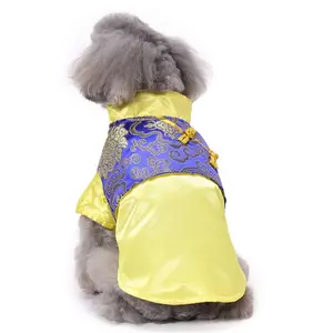 New Year Chinese Pet Clothing Tang Suit For Dogs Good Quality Dog Clothes Clothing XXL