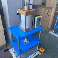 Presse pneumatique de bureau haute efficacité, petite machine de poinçonnage pneumatique pour le marquage de plaques signalétiques métalliques