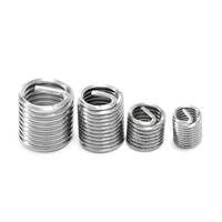 Kit d'inserts de réparation pour filetage de fil hélicoïdal M6 Inserts filetés en acier inoxydable pour plastique