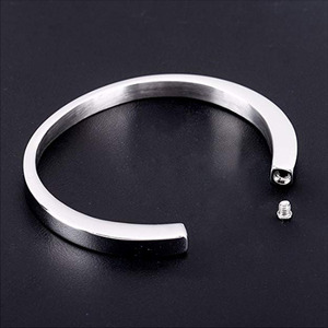 Siempre en mi corazón Pulsera de la urna conmemorativa Joyería de la urna funeraria Pulsera con dijes Cenizas Joyería del recuer - Product Image 3