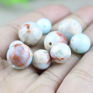ลูกปัดหินโชซานทรงกลมขนาด 8 มม. 10 มม. 12 มม. สำหรับทำเครื่องประดับ - Product Image 3