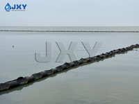 Rideau de silt avec tissu renforcé et chaîne de ballast pour le dragage côtier, la construction marine et le contrôle des sédiments