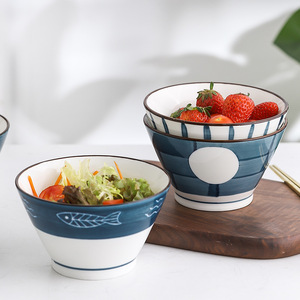 Tazón de Porcelana Fina Estilo Americano con Patas Altas para el Hogar y Restaurantes, Ideal para Arroz, Postres, Frutas, Ensaladas, Desayunos y Avena - Product Image 2