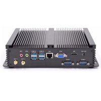 MINI PC Sistema de pruebaWIN-10 CPU core i5 4GBy128GB estilo industrial 2024 Aleación de aluminio mini juego computadora caja