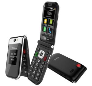 Téléphones mobiles à clapet pour personnes âgées <span class=keywords><strong>avec</strong></span> double écran 4G, Android, GPS, WIFI, <span class=keywords><strong>SOS</strong></span> - Product Image 2