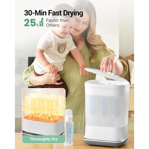 Esterilizador de Biberones Eléctrico de Alta Capacidad con Construcción de Plástico, Esterilizador y Secador Portátil 3 en 1 <span class=keywords><strong>para</strong></span> Bebés de 0 a 12 Meses - Product Image 2