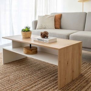 <span class=keywords><strong>Table</strong></span> basse de salon 2026 en panneau PB, style luxe léger, <span class=keywords><strong>table</strong></span> à thé en bois simple - Product Image 1