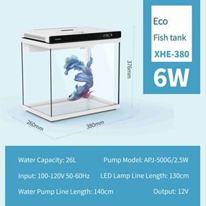 Fournitures pour animaux de compagnie, <span class=keywords><strong>Aquarium</strong></span> de poissons, paysage décoratif, Ultra-blanc, grand ou petit <span class=keywords><strong>Aquarium</strong></span> en verre - Product Image 2