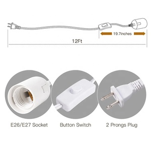 Mở Rộng Cáp Treo Đèn Lồng 12Ft Với Ổ Cắm E26/E27 - Product Image 6