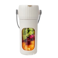 Blender Jus Multifungsi 10 Mata Pisau Elektrik, Blender Smoothie Jus Segar, Penghancur Es, Pengolah Makanan