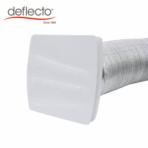 स्मार्ट आर्द्रता संवेदन बाथरूम शौचालय निकालने वाले पंखे स्लिम अक्षीय प्रवाह दीवार के पंखे से छोटे 4 इंच प्लास्टिक - Product Image 6