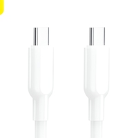 Câble USB 3.0 Type-C vers Type-C PAVAREAL 5M 66W 5A à charge rapide, gaine en PVC tressé pour smartphones et tablettes (PC)