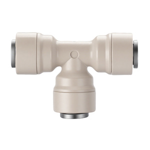 Conector en T de 1 pulgada de conexión rápida, accesorio de plástico para purificador de agua, para piezas de filtro de agua doméstico - Product Image 1