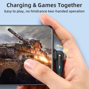 Gran oferta, actualización de carga rápida, flexión, rotación de 180 grados, ángulo recto, Android iOS tipo C, Cable de carga rápida Micro USB, Cable de datos - Product Image 5