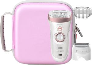 Étui de voyage rigide en EVA sur mesure pour <span class=keywords><strong>Braun</strong></span> <span class=keywords><strong>Silk</strong></span>-épil <span class=keywords><strong>9</strong></span> <span class=keywords><strong>9</strong></span>-890/<span class=keywords><strong>9</strong></span>-720 Épilateur antichoc Sac de rangement Organisateur pour toutes les pièces jointes - Product Image 4