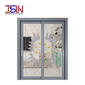 Système de porte coulissante en aluminium sans rail au design minimaliste pour jardin, salle de bain ou porte vitrée arrière - Product Image 2