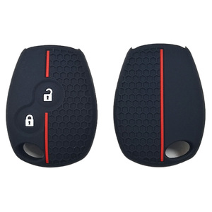Vente en gros <span class=keywords><strong>de</strong></span> protège-clés à 2 boutons en caoutchouc souple pour Renault Kangoo 2 Laguna 2 et <span class=keywords><strong>Dacia</strong></span> Logan MCV, étuis pour clés intelligentes - Product Image 2