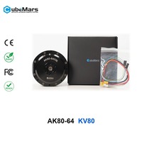 Moteur d'Exosquelette CubeMars AK80-64 KV80, Actionneur Robotique à Couple Élevé 120 Nm pour Articulation de Robot Portable à Charge Lourde