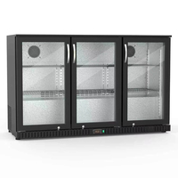 Mini Bar Réfrigérateur 1-2-3 Porte Vitrine Congélateur Simple Température Refroidissement Par Air Retour Bar Refroidisseur Armoire