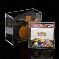 Boîtier en acrylique pour ETB Elite Trainer Box TCG, protection UV transparente, rangement, vente en gros, taille standard, collection