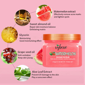 Gel Exfoliante Iluminador con Extracto de Naranja, Manteca de Karité y Azúcar, Hidratante, Suavizante del Tono de Piel, Aroma Cítrico Refrescante, OEM ODM - Product Image 3