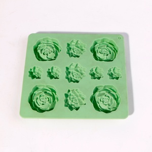 TangChu Floral Dish & Plate Silicone Mold <b>Set</b> for Making <b>Soap</b> Dishes, Jewelry Trays, Candles and Home Organizers - Product Image 3