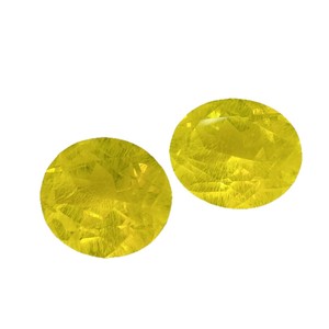 Highly Fluorescent Yellow Yag Gemstone Oval Loose Stone For Jewelry Making Spring 2022 - Product Image 5