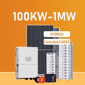 <span class=keywords><strong>Inversor</strong></span> Growatt de 1 Megavatio para Exteriores, Sistema Solar MPPT de 100kW Trifásico, Kit Completo de Sistema de Almacenamiento de Energía con Batería - Product Image 1